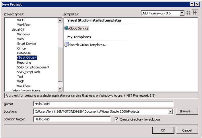 NewCloudServiceProject