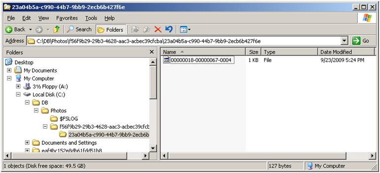 FILESTREAM in the File System
