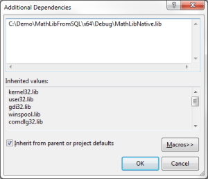 AdditionalDependencies